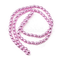 Electroplated Synthetic Non-magnetic Hematite Beads Strands&nbsp;G-C248-I01-5x3mm