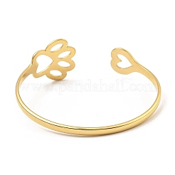 304 Stainless Steel Cuff Bangles&nbsp;BJEW-P302-07G
