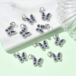 SHEGRACE Brass Pave Clear Cubic Zirconia Pendants&nbsp;XGRQ3Q851-628P-E
