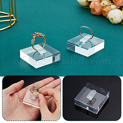 Acrylic Jewelry Single Ring Display Stands&nbsp;ODIS-WH0099-246
