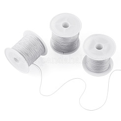 3 Rolls 3 Styles Round Nylon Braided Cord&nbsp;NWIR-TADJ0001-03A