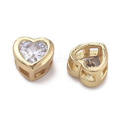 PVD Vacuum Plating Brass Cubic Zirconia Pendants&nbsp;X-ZIRC-I040-01G