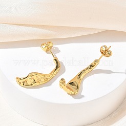 304 Stainless Steel Stud Earrings for Women&nbsp;EJEW-K333-25G