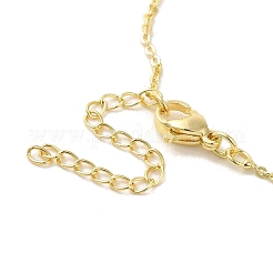 Chestnut Pendant Necklaces&nbsp;NJEW-G082-01A-G
