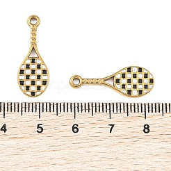 304 Stainless Steel Enamel Pendants&nbsp;STAS-Z186-23G-01
