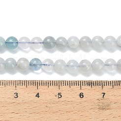 Natural Aquamarine Beads Strands&nbsp;G-F826-B01-6mm