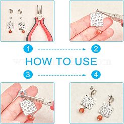 304 Stainless Steel Stud Earring Findings&nbsp;STAS-UN0003-42P