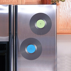 4 Sheets 4 Colors Square Plastic Vinyl Records Waterproof Decorative Stickers&nbsp;DIY-WH0349-146