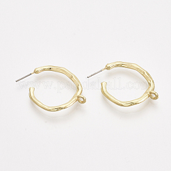 Alloy Stud Earring Findings&nbsp;PALLOY-S121-132