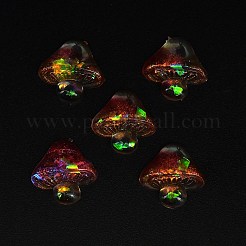 Mushroom Luminous Resin Cabochons&nbsp;MRMJ-TAC0009-07D