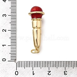 Brass Enamel Pendants&nbsp;KK-Z125-14G-04