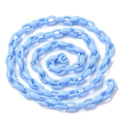 7 Strands 7 Colors Handmade Acrylic Cable Chains&nbsp;AJEW-PH0003-93