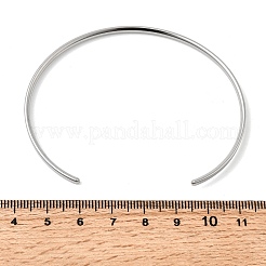304 Stainless Steel Cuff Bangles&nbsp;LS-BJEW-D388-01B-P