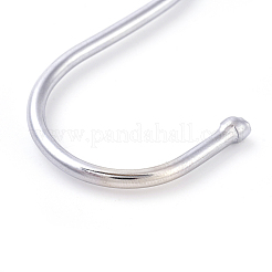Stainless Steel S-Hook Clasps&nbsp;STAS-WH0014-50P