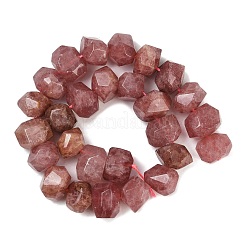 Natural Strawberry Quartz Beads Strands&nbsp;G-F796-D08-01