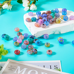 Transparent Crackle Acrylic Beads&nbsp;CACR-TAC0003