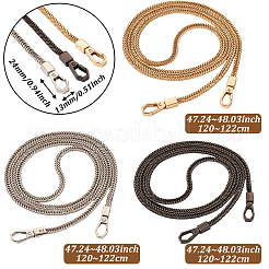 3Pcs 3 Colors Iron Flat Snake Chain Bag Straps&nbsp;FIND-BT0001-27