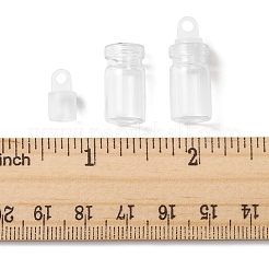 20Pcs Glass Bottle Pendant Decorations&nbsp;CON-FS0001-06