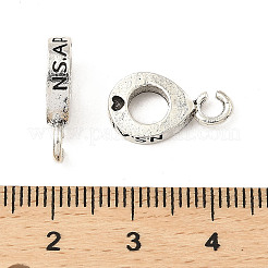 Tibetan Style Alloy Tube Bails&nbsp;FIND-E041-04AS