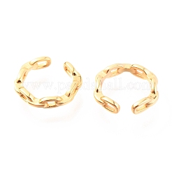 925 Sterling Silver Cuff Earrings&nbsp;EJEW-H124-05G