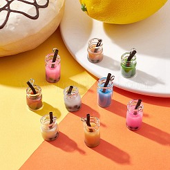 12Pcs 2 Styles Glass Bottle Pendants&nbsp;CRES-YW0001-15