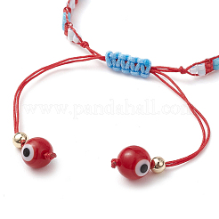 Glass Seed Beaded Braided Beads Bracelets for Women&nbsp;BJEW-MZ00122-03