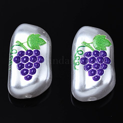 3D Printed ABS Plastic Imitation Pearl Beads&nbsp;KY-S163-436