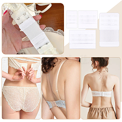 Nylon Women's 3 Rows x 2/3/4 Hooks Underwear Bra Extenders&nbsp;FIND-BC0004-28
