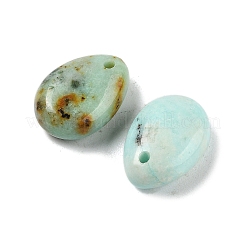 Natural Marble Teardrop Charms&nbsp;G-M410-01-13