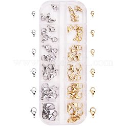 304 Stainless Steel Lobster Claw Clasps Sets&nbsp;STAS-PH0012-01M