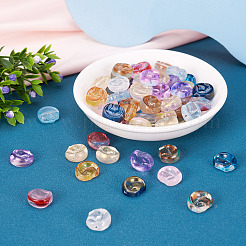 120Pcs 12 Style Transparent Glass Beads&nbsp;GLAA-TAC0020-33