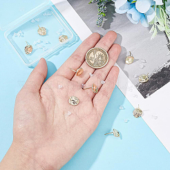 10Pcs Brass Stud Earring Findings&nbsp;KK-BC0008-60
