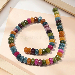 2 Strands Dyed Natural White Jade Beads Strands&nbsp;G-PA0001-74A