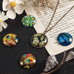 Flatback Glass Cabochons for DIY Projects&nbsp;GGLA-PH0005-09B