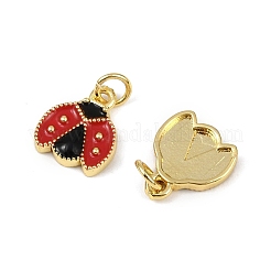 Brass Enamel Charms&nbsp;KK-I358-012G