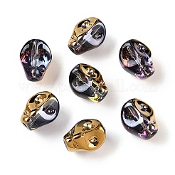 Electroplate Glass Beads Strands&nbsp;EGLA-T021-09O