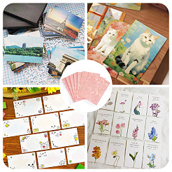 50Pcs PP Heart Pattern Laser Card Film&nbsp;AJEW-TADJ0001-27C