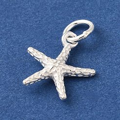 925 Sterling Silver Sea Animal Starfish Charms&nbsp;FIND-U013-16S