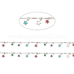 Brass Bar Link Chains&nbsp;CHC-E021-06B