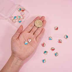 Alloy Enamel Pendants&nbsp;ENAM-CJ0001-28