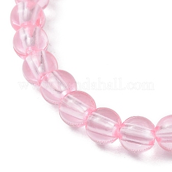 Transparent Plastic Beaded Stretch Bracelets for Children&nbsp;BJEW-JB11507