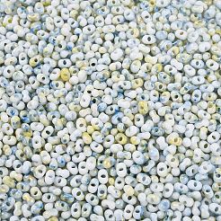 Two Tone Baking Paint Glass Seed Beads&nbsp;SEED-C003-01N