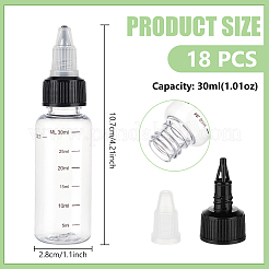 Plastic Needle Nose Graduated Bottles&nbsp;MRMJ-WH0002-24D