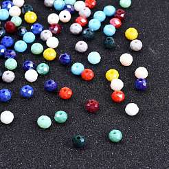 1500Pcs 15 Colors Electroplate Glass Beads Strands&nbsp;EGLA-SZ0001-10