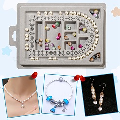 Plastic Flocked Bead Design Boards&nbsp;ODIS-YW0001-05