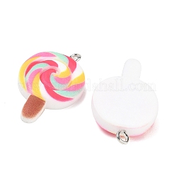 Opaque Resin with Alloy Pendants&nbsp;RE-CBA14F0-08