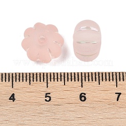 Frosted Transparent Acrylic Beads&nbsp;X1-OACR-P029-03B-02