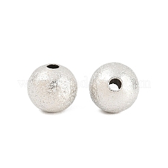 Brass Textured Beads&nbsp;KK-R012-8mm-P