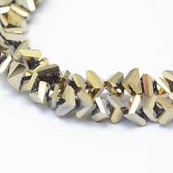 Electroplate Glass Beads Strands&nbsp;EGLA-J143-A-FP01