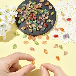 90Pcs 9 Colors Handmade Lampwork Beads&nbsp;LAMP-CJ0002-98
